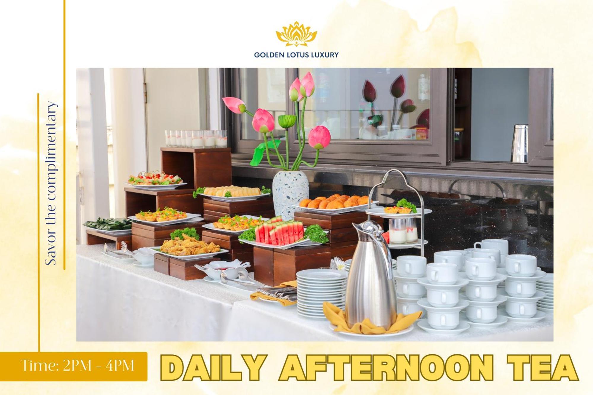 Golden Lotus Luxury Hotel Danang - Complimentary Daily Afternoon Tea Εξωτερικό φωτογραφία